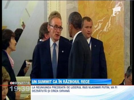 Criza din Siria, dezbatuta la Summit-ul G 20 de la Sankt Petersburg