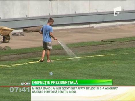 Inspectie prezidentiala pe National Arena