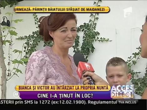 Bianca si Victor Slav au intarziat la propria nunta!