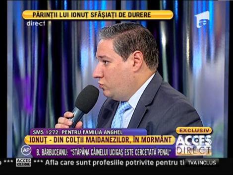 Avocatul Barbuceanu: "Stapana cainelui ucigas este cercetata penal"