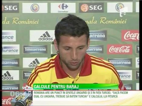 Piturca vrea minimum 4 puncte din dubla cu Ungaria si Turcia