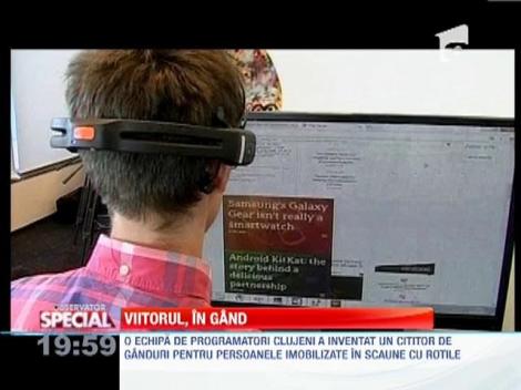 Cititor de ganduri pentru persoanele imobilizate