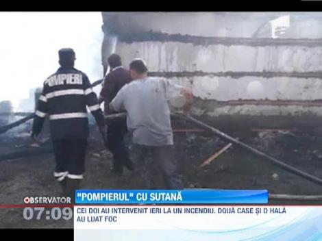 Un preot din Suceava a ajuns erou in satul sau, dupa ce si-a vandut tractorul si si-a cumparat o masina de pompieri