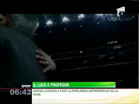 Mircea Lucescu e profesor la UEFA