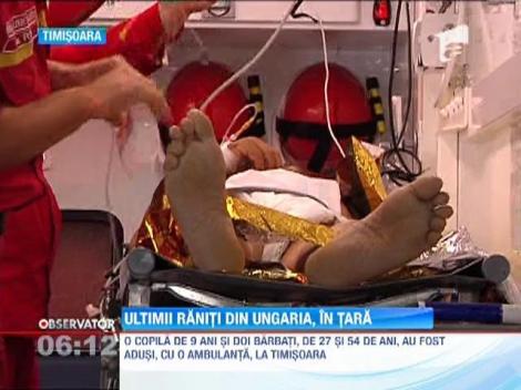 Ultimii raniti in accidentul din Ungaria ajung acasa