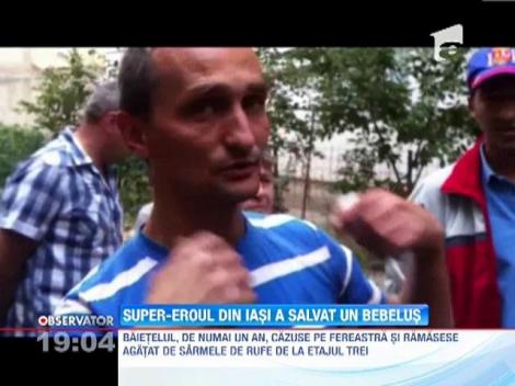 Un taximetrist din Iasi a escaladat, cu mainile goale, un bloc de patru etaje, ca sa salveze un copil