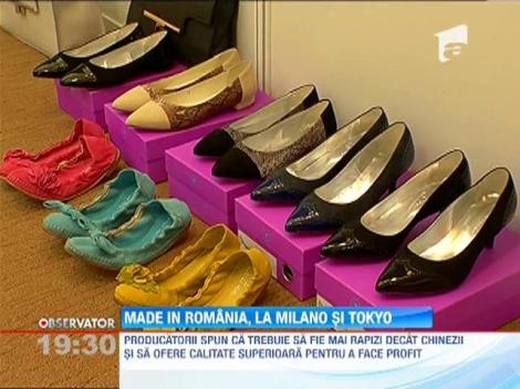 Uraineni cauta, pe pantofi, eticheta Made in Romania