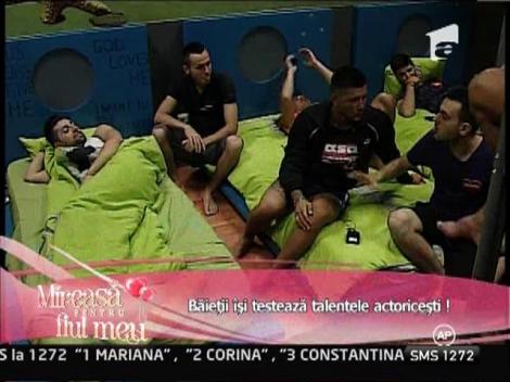 Mireasa pentru fiul meu: Baietii si-au testat talentele actoricesti