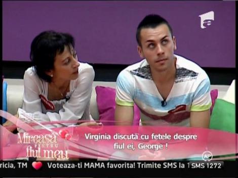 Virginia discuta cu fetele despre fiul ei, George!