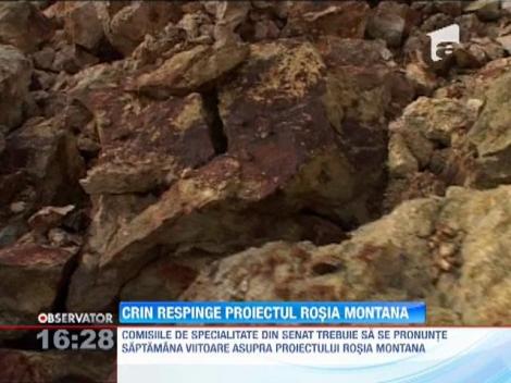 Crin Antonescu respinge proiectul Rosia Montana