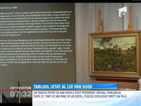 Un tablou de Van Gogh, catalogat drept un fals, prezentat dupa o suta de ani