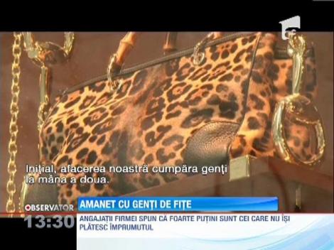 Amanet cu genti de lux