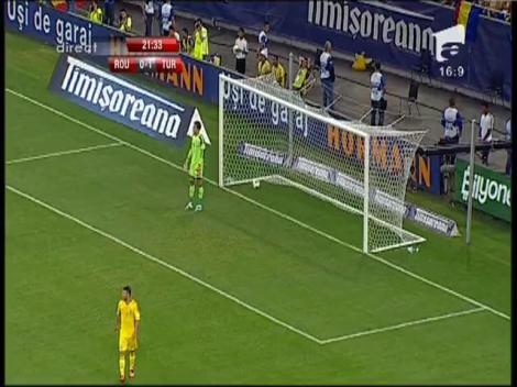 Romania - Turcia 0-1/ Burak Yilmaz a deschis scorul in minutul 22