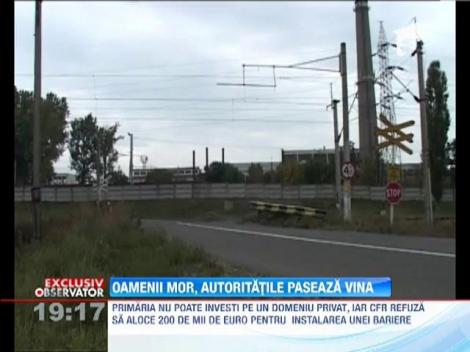 CFR refuza instalarea unei bariere in locul unde 11 oameni au murit striviti de tren