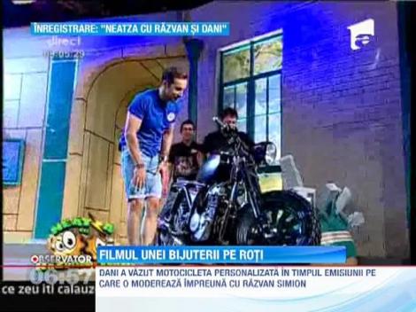 Filmul unei bijuterii pe roti. Cum a fost realizat chopper-ul pentru Dani Otil