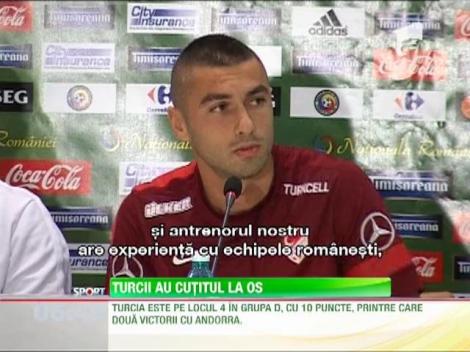 Turcii isi joaca ultima sansa cu nationala Romaniei