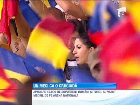 Suporterii romani, dezamagiti de prestatia echipei nationale