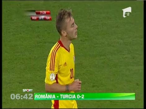 Romania - Turcia 0-2/ Barajul pentru mondiale e tot mai departe.