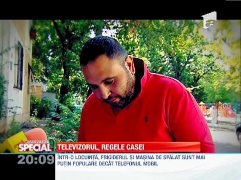 Televizorul, mai important pentru romani decat frigiderul si aragazul