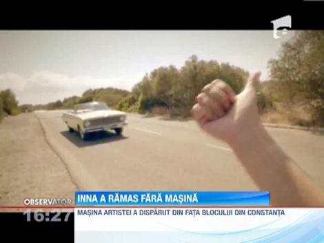 Inna e in stare de soc! Hotii i-au furat masina!