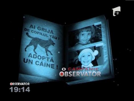 Ai grija de copilul tau! Adopta un caine