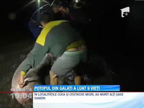 Potop in Galati! Noua oameni au murit, 700 de case au fost inundate
