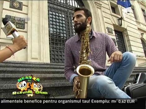Sergiu Teslaru, un saxofonist celebru care si-a inceput activitatea pe strada