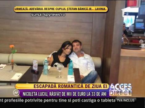 Nicoleta Luciu, escapada romantica de ziua ei!
