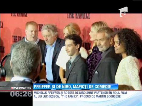 Robert de Niro si Michelle Pfeiffer, parteneri in comedia cu mafioti "The Family"