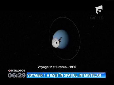 Sonda spatiala americana Voyager 1 a iesit in spatiul interstelar