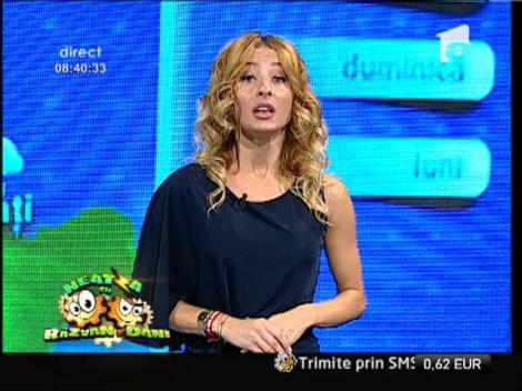 Vremea cu Flavia Mihasan: "Va ploua in toata tara"