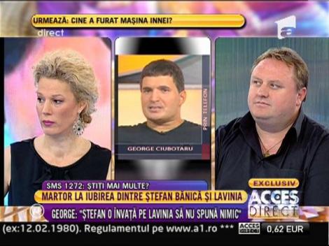 George Ciubotaru: "Nu cred ca Stefan Banica Jr. se va casatori cu Lavinia"