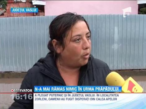 Update / Un sat intreg din judetul Galati, evacuat din calea viiturii