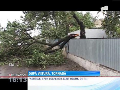 O tornada a facut prapad in Tulcea