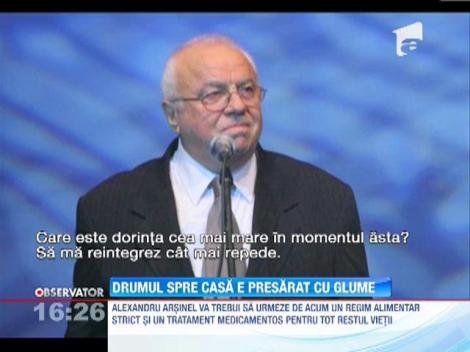 Alexandru Arsinel, externat dupa operatia de acum doua saptamani