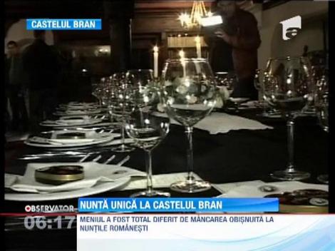 Nunta unica la castelul Bran