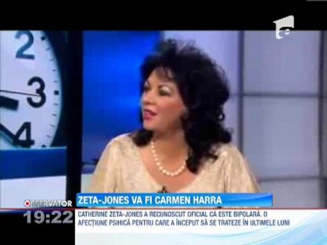 Catherine Zeta Jones ar accepta sa joace rolul principal in filmul vietii lui Carmen Harra