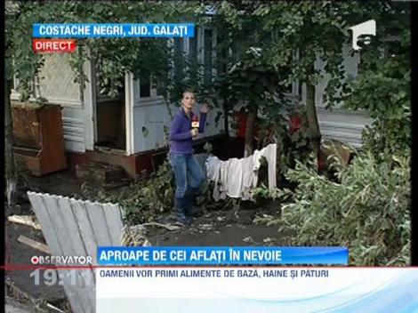 Mai multe convoaie cu ajutoare au ajuns in zonele cele mai afectate de inundatii