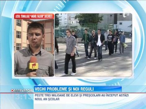 Peste trei milioane de elevi au inceput noul an scolar