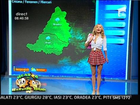 Vremea cu Flavia Mihasan: "Caldut, caldut, in toata tara"