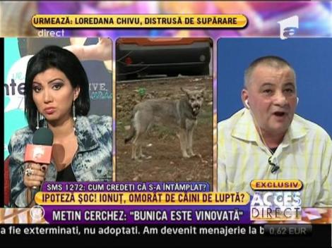 Metin Cerchez: "Am depus o plangere penala impotriva bunicii lui Ionut"