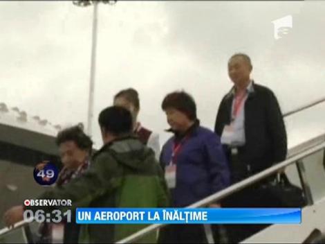 In China a fost inaugurat aeroportul situat la cea mai mare altitudine