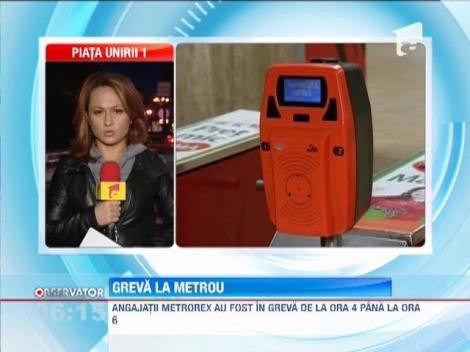 Greva de avertisment la metrou