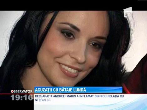 Andreea Marin a divortat de Stefan Banica pentru ca cantaretul a fost agresiv!