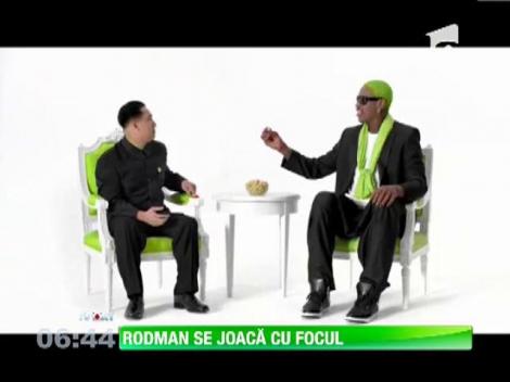 Dennis Rodman a filmat o reclama cu Kim Jong-un