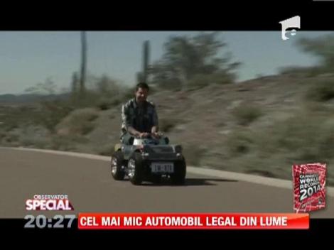 Cartea Recordurilor: Cel mai mic automobil legal din lume!