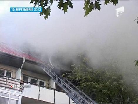 Bunica fetitei de sapte ani care a murit in explozia dintr-un bloc din  Pitesti, a murit in timp ce copila era inmormantata