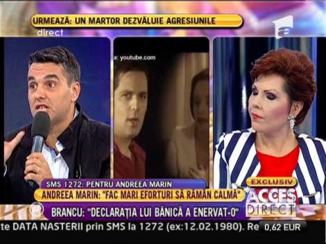Cristi Brancu: "Ultima declaratie a lui Stefan Banica a enervat-o foarte tare pe Andreea Marin"