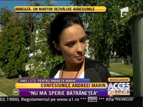 Andreea Marin: "Regret ca am trecut peste niste lucruri"