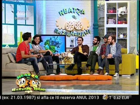 Robin and The Backstabbers au cantat, in premiera, la "Neatza cu Razvan si Dani"